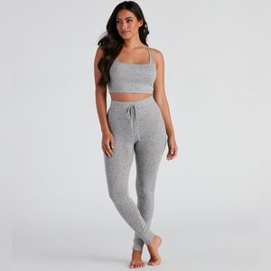 Perfect Night In Top And Leggings Set